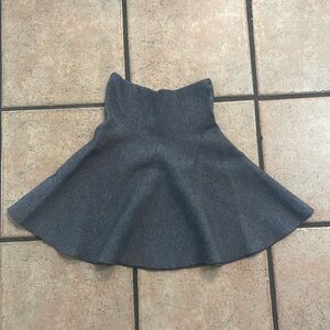 Zara Knit Gray Skirt
